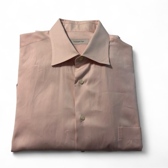 Ermenegildo Zegna Other - Ermenegildo Zegna Men's XL 43 / 17 Collared Button Down Dress Shirt Pink